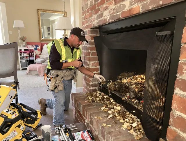 Safe screening installation by Westerville Chimney Sweep in Westerville, OH