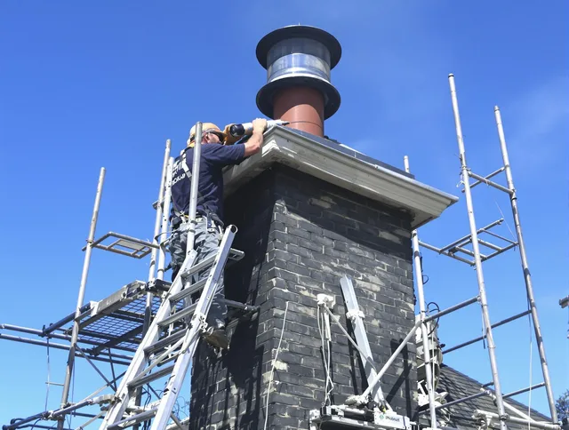 Sturdy chimney crown finished by Westerville Chimney Sweep in Westerville, OH